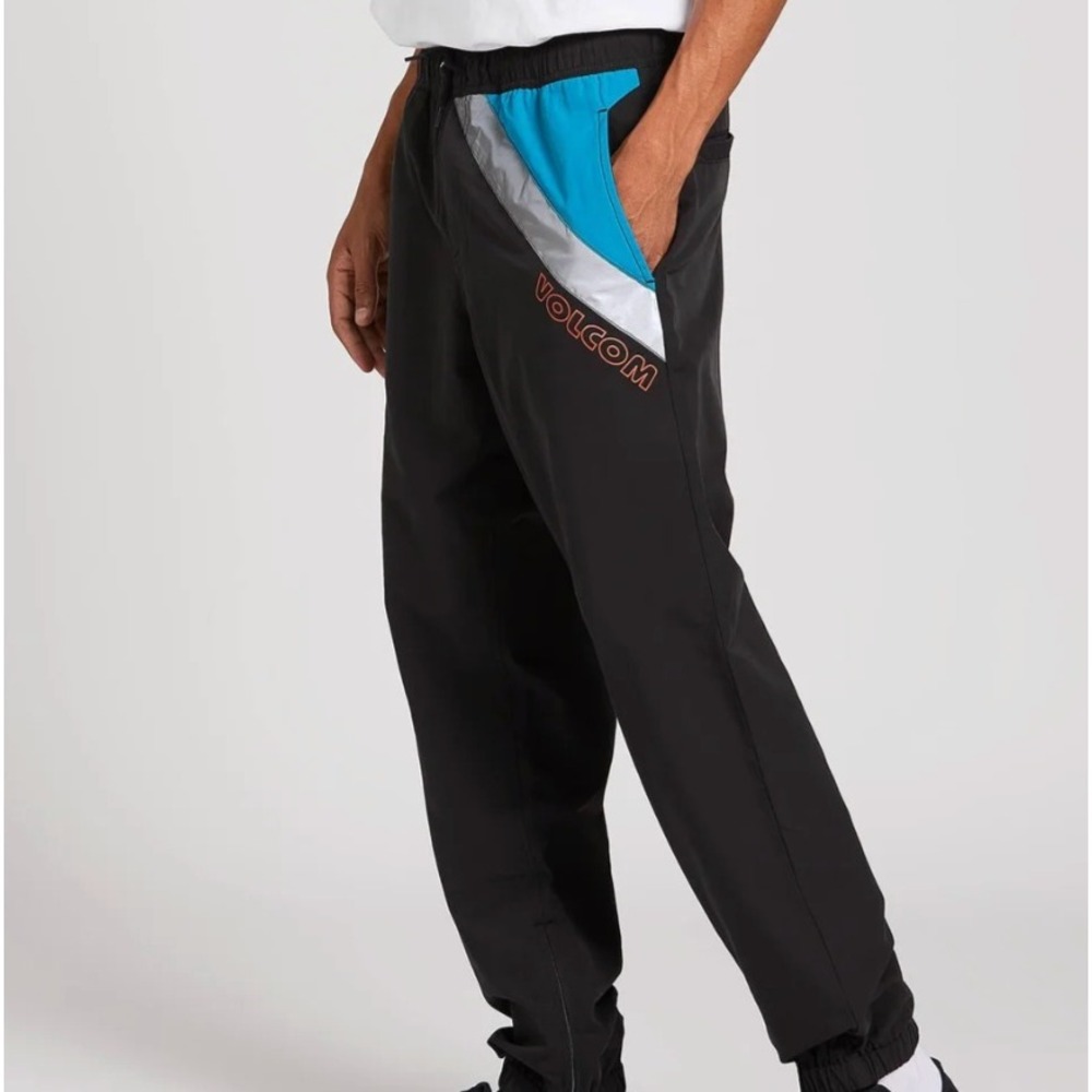 Volcom Liberation 90s Heritage Colorblock Joggers Y2K Grunge Ankle Zip Size L